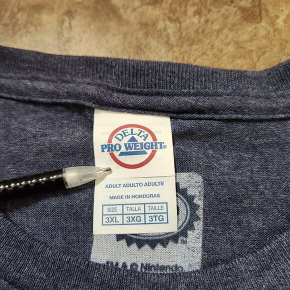 Nintendo Men’s Graphic Tee – 3XL, “I Don’t Get Older I Level Up”, Gamer Shirt - Picture 8 of 9